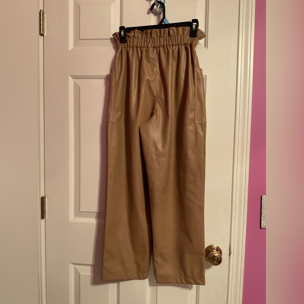 Ophelia Roe Tan Pants - Picture 2 of 3